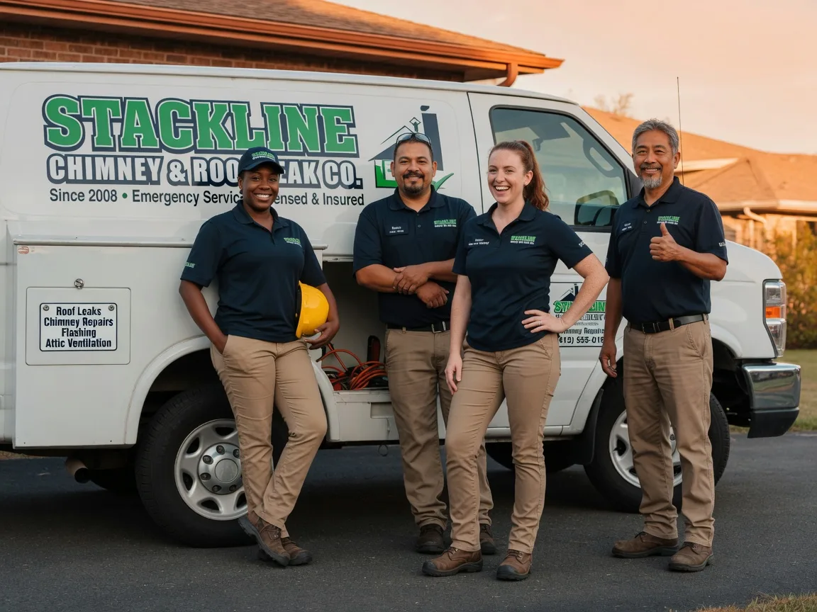 Chimney flashing repair company in Edwards, CA